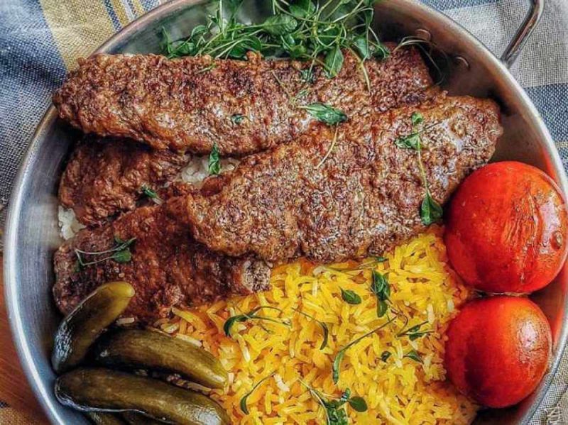 چلو کباب تابه ای مخصوص